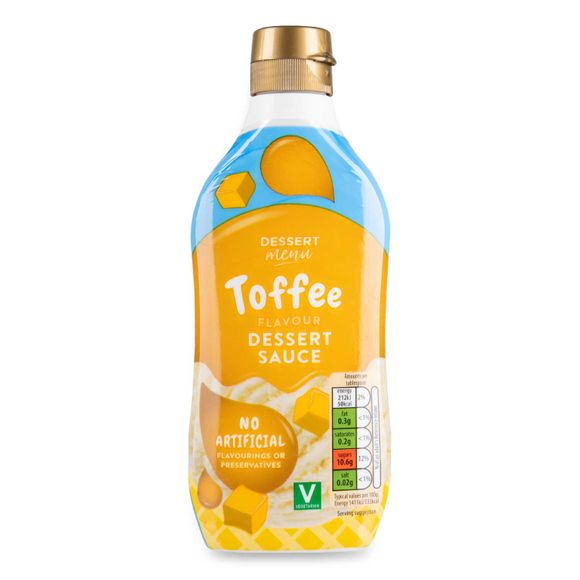 Toffee Flavour Dessert Sauce 325g Dessert Menu